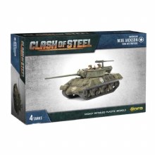 Clash of Steel: American M36 Jackson Tank Destroyers - 4 Tanks