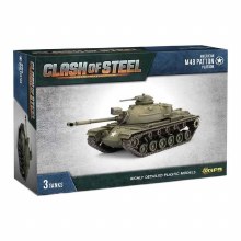 Clash of Steel: American M48 Patton Platoon - 3 Tanks