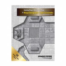 Gaming Paper Adventure Maps: Mega Dungeon 2 - Lost Catacombs