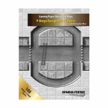 Gaming Paper Adventure Maps: Mega Dungeon 3 - Sewers