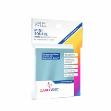 Prime Mini Square Sleeves Clear, 53x53 (50ct)