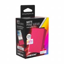 MATTE Prime Sleeves Red, Standard Size (100ct)