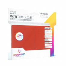 MATTE Prime Sleeves Red, Standard Size (100ct)