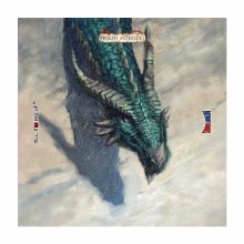 Azure Dragon 8" x 8" Dice Tray