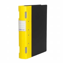 KEBAergo 4 Prong Ring Binder, Yellow