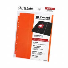 18-Pocket Pages Side-Loading Orange (10ct)