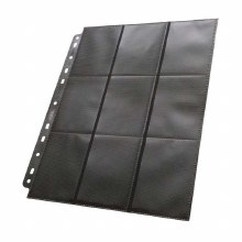 18-Pocket Pages Side-Loading Black (1ct)