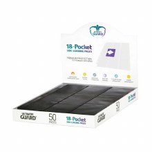 18-Pocket Pages Side-Loading Black (50ct)