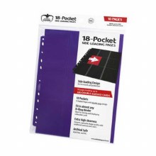 18-Pocket Pages Side-Loading Purple (10ct)