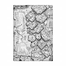 Spire Map Print