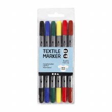 Textile Marker Standard, 6ct