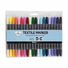 Textile Marker Pastel, 20ct