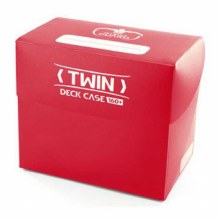 Twin Deck Case 160+ Standard Size Red