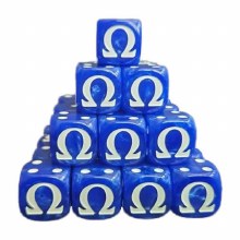 Ultra Marine Blue D6 Dice Set - 10 Pack