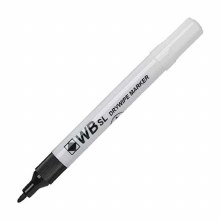 Dry Wipe Fine Bullet Tip Marker - Black, 0.5mm