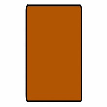 Burnt Orange 6ft x 3ft Gaming Table Size Black Stitched Playmat
