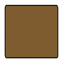 Brown 3ft x 3ft Coffee Table Size Black Stitched Playmat