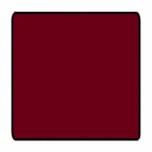 Deep Red 3ft x 3ft Coffee Table Size Black Stitched Playmat