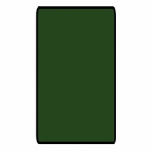 Forest Green 6ft x 3ft Gaming Table Size Black Stitched Playmat