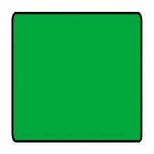 Light Green 3ft x 3ft Coffee Table Size Black Stitched Playmat