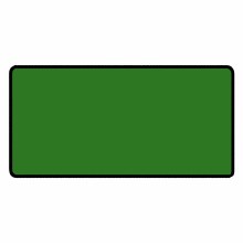 Poker Green 24" x 14" Classic Size Black Stitched Playmat