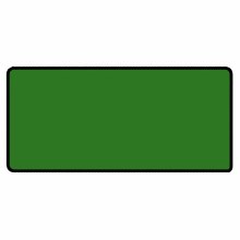 Poker Green 36" x 18" Desk Mat Size Black Stitched Playmat