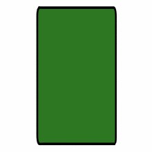 Poker Green 6ft x 3ft Gaming Table Size Black Stitched Playmat
