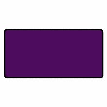 Purple 24" x 14" Classic Size Black Stitched Playmat