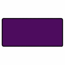 Purple 36" x 18" Desk Mat Size Black Stitched Playmat