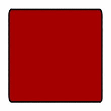 Red 3ft x 3ft Coffee Table Size Black Stitched Playmat