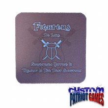 Fighter 4" Square Coaster