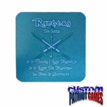 Ranger 4" Square Coaster