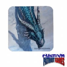 Azure Dragon 4" Square Coaster