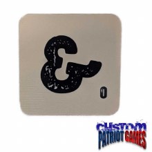 Scrabble Initial 4" Square Coaster - &