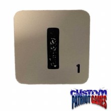 Scrabble Initial 4" Square Coaster - I