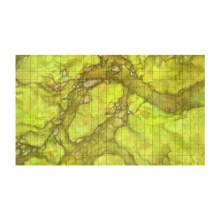 Wipeable Plain Grid on Green Landscape 24" x 14" Playmat