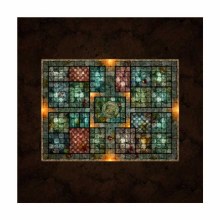 The Broadsword Dungeon 3ft x 3ft Playmat with 2.5cm Tiles The Broadsword Dungeon 3ft x 3ft Playmat with 2.5cm Tiles