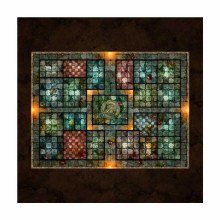 The Broadsword Dungeon 3ft x 3ft Playmat with 3cm Tiles The Broadsword Dungeon 3ft x 3ft Playmat with 3cm Tiles