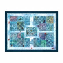 Icy Terror Dungeon 29" x 22" Playmat with 2.5cm Tiles