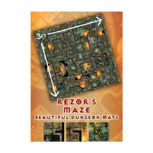 Rezor's Maze 3ft x 3ft Playmat with 2.5cm Tiles Rezor's Maze 3ft x 3ft Playmat with 2.5cm Tiles