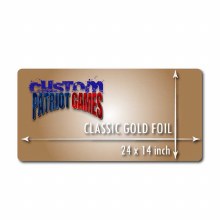 Custom 24" x 14" Classic Gold Foil Playmat
