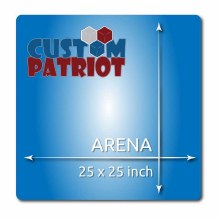 Custom 25" x 25" Arena Playmat