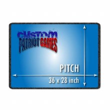 Custom 36" x 28" Pitch Black Stitched Playmat Custom 36" x 28" Pitch Black Stitched Playmat