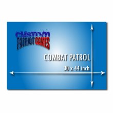 Custom 30" x 44" Combat Patrol Playmat with Square Corners