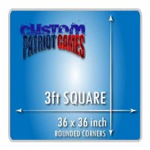 Custom 3ft x 3ft Table Top Invisible Stitched Playmat