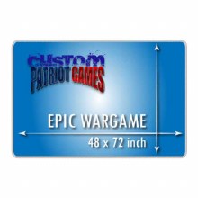 Custom 6ft x 4ft Epic Wargame Invisible Stitched Playmat