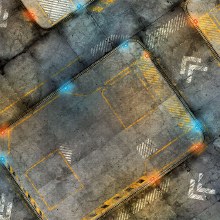 Sleepless City Streets 3ft x 3ft Playmat