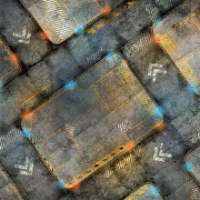 Sleepless City Streets 4ft x 4ft Playmat