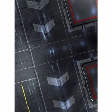 Black Hangar 22" x 30" Alternative Playmat