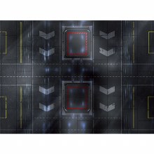 Black Hangar 60" x 44" Playmat